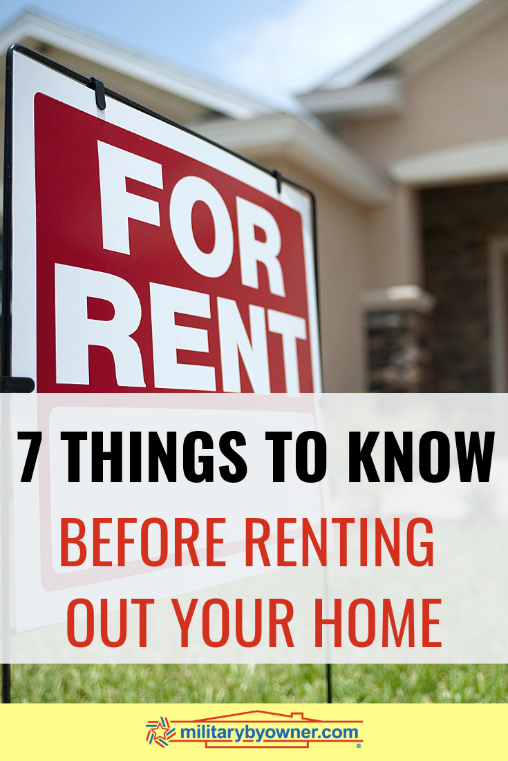 7 Things to Know Before Renting Out Your Home